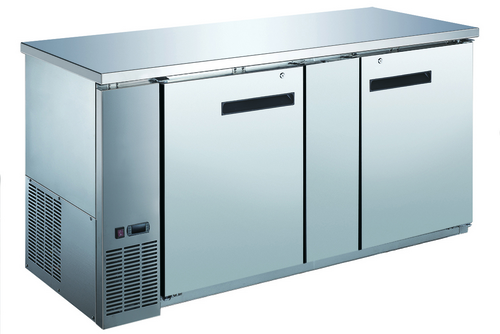 Entree EBB69-27SX 69 1/8" Solid Door Back Bar Cooler