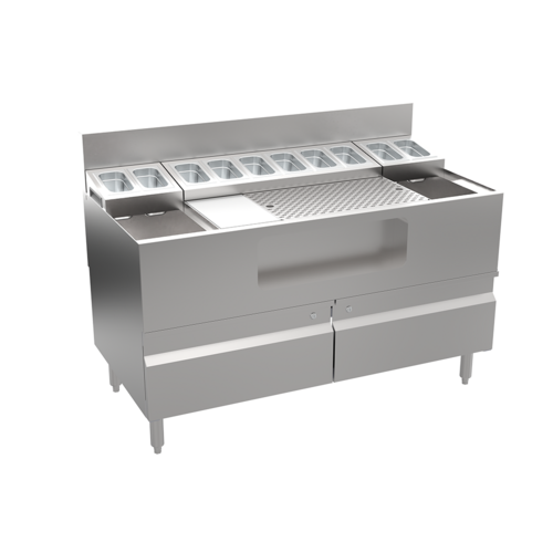 Krowne AL24-LAB48-C 48" Underbar Ice Bin / Cocktail Station