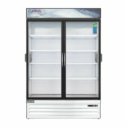 Everest EMSGR48C 53 1/8" 2 Section Refrigerated Merchandiser