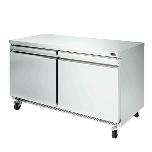 Infrico IUC-UC60F 60 3/8" Solid Door Undercounter Freezer
