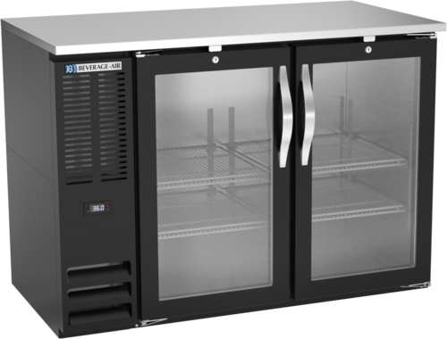 Beverage-Air BBN48HC-FG-B 48" Glass Door Back Bar Cooler