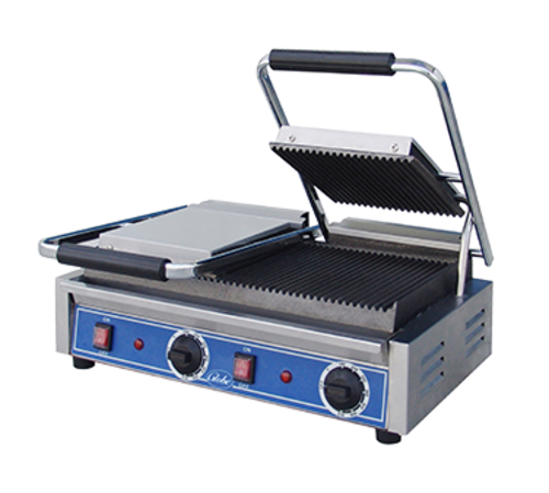 Globe GPGDUE10 21" Panini Grill