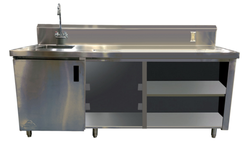 Advance Tabco BEV-30-84L-GR 84" Beverage Counter