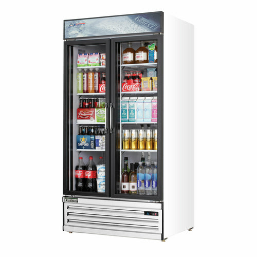 Everest EMSGR33 39 3/8" 2 Section Refrigerated Merchandiser