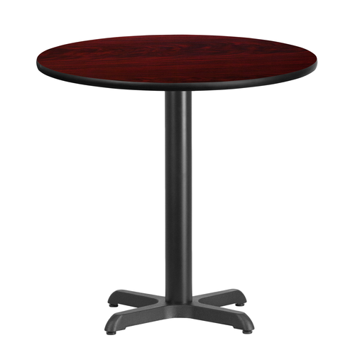 Flash Furniture XU-RD-30-MAHTB-T2222-GG Dining Table