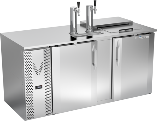 Victory VDD68HC-C-S 68" Draft Beer Cooler