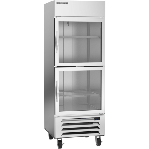 Beverage-Air HBR27HC-1-HG 30" 1 Section Glass Door Reach-In Refrigerator