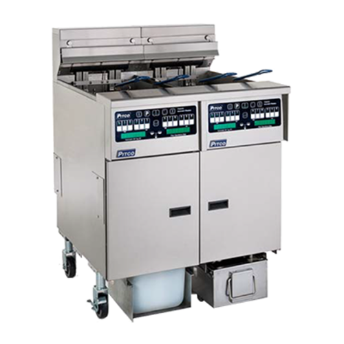 Pitco SELV14C-4/FD 62 1/2" (4) 30 lb Electric Fryer Battery