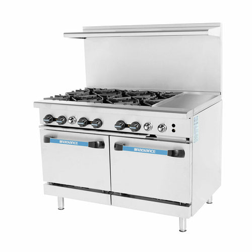 Turbo Air TARG-6B12G 48" 6 Burner Gas Restaurant Range