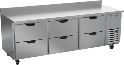 Beverage-Air WTRD93AHC-6 93" 6 Drawer Worktop Refrigerator