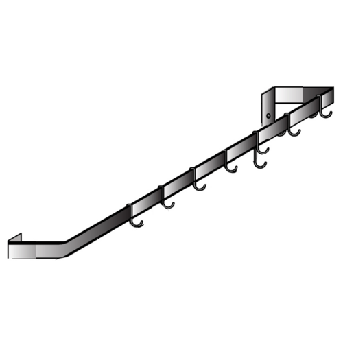 Winholt SSWMPR-9616-S 16" Wall-Mounted Pot Rack
