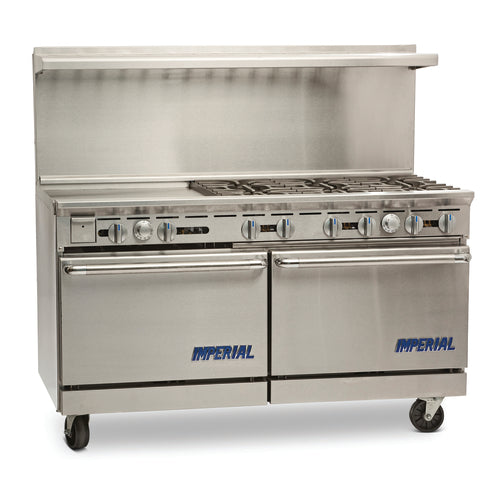 Imperial IR-6-G24-C-XB 60" 6 Burner Gas Restaurant Range