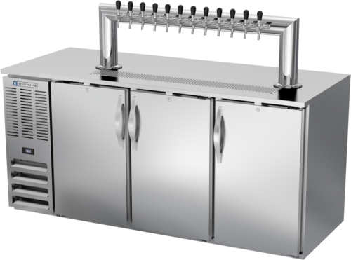 Beverage-Air DD72HC-S-12T 72" Draft Beer Cooler