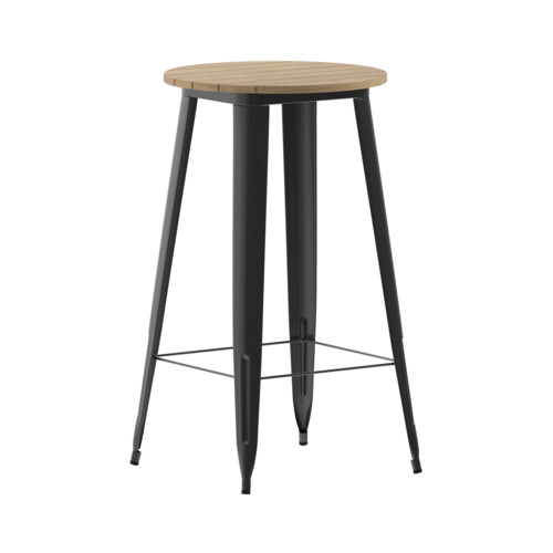 Flash Furniture JJ-T14623H-60-BRBK-GG 23 3/4" Patio Table