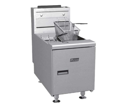 Pitco SGC-S 14 3/4" 30 lb Gas Countertop Fryer