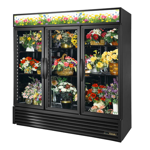 True GDM-72FC-HC~TSL01 78 1/8" 3 Section Refrigerated Merchandiser