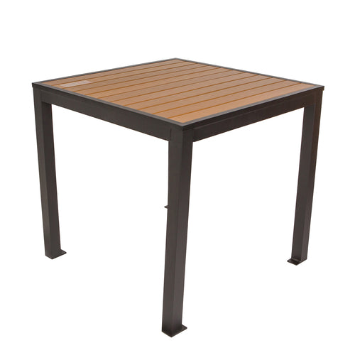 BFM Seating PH4L3232TKBL 32" Patio Table