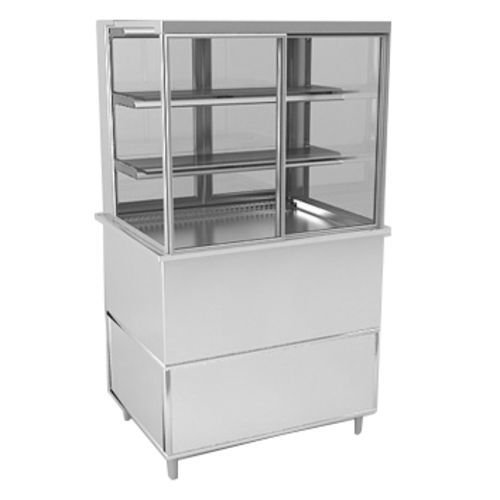 RPI VICD2-27-R-SQ-SC-SD 31 1/2" Refrigerated Display Case