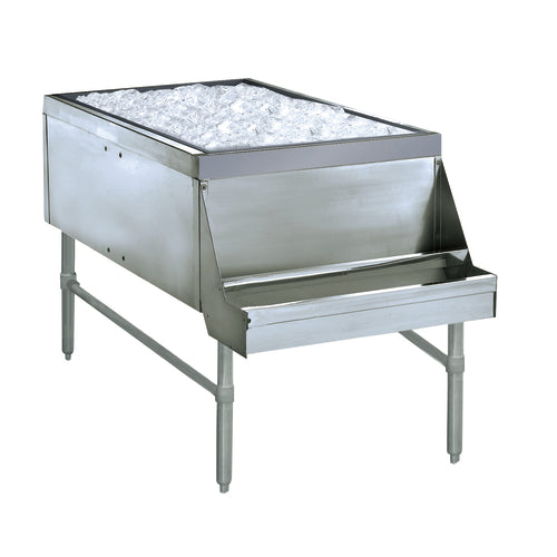 Advance Tabco PRPT-2442 24" Underbar Ice Bin / Cocktail Station