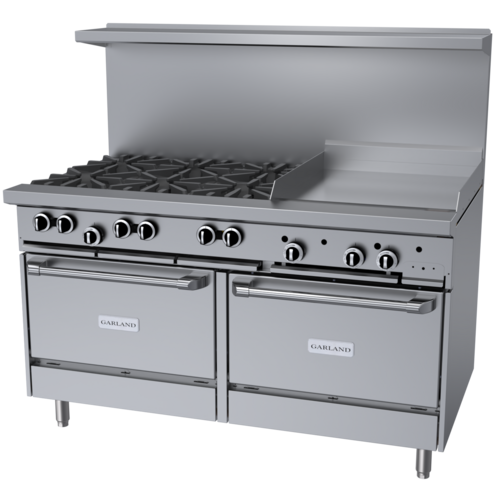 Garland G60-6G24RR-SIGNATURE 60" Gas Restaurant Range