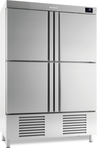 Infrico IRR-AN49BT 54 1/2" Solid Door Reach-In Freezer