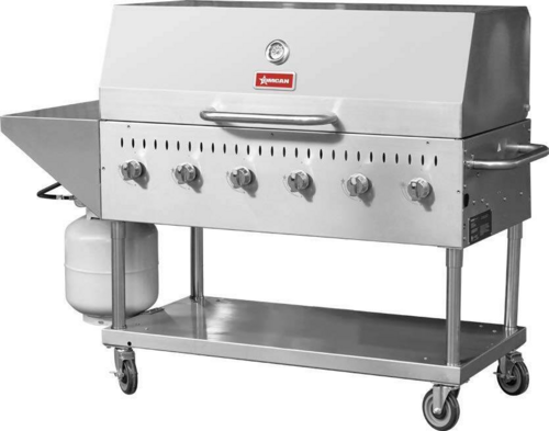 Omcan 47841 47 1/4" Gas Outdoor Grill