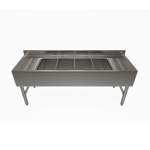 NBR UD-4-101410-84LR 84" Underbar Sink
