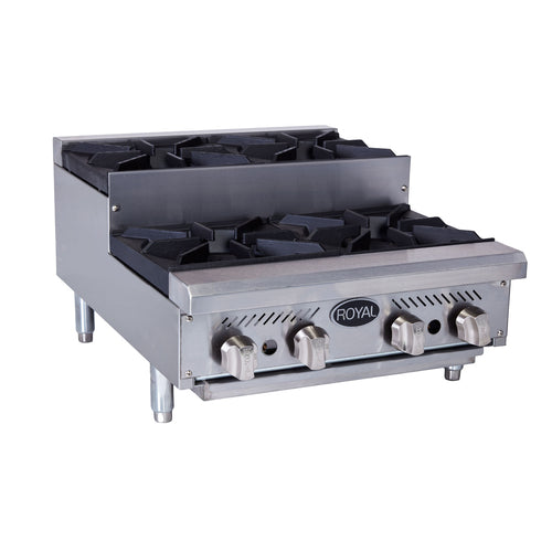 Royal Range RHP-12-2SU 12" Gas Countertop Hot Plate