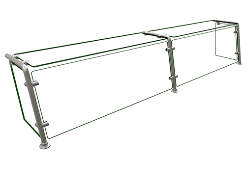 Hatco EP21-08412 84" Sneeze Guard