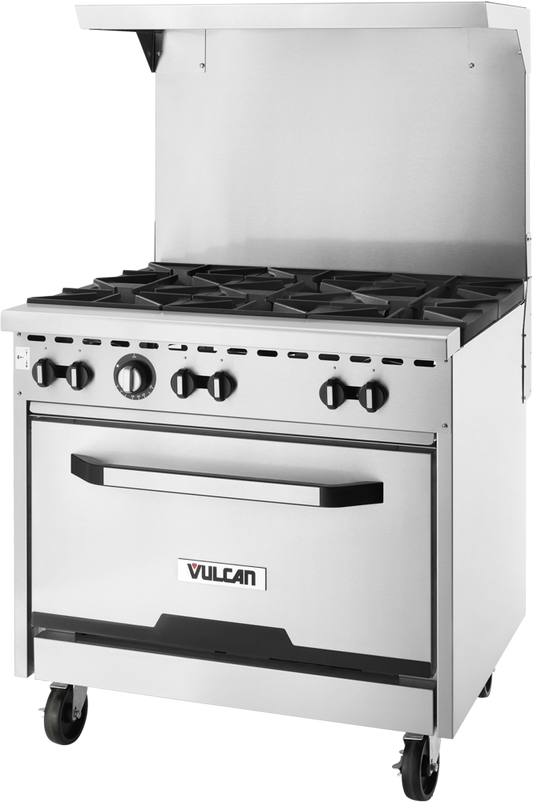 Vulcan SX36-6B 36" Gas Range, 6 Burners with Standard Oven
