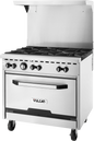 Vulcan SX36-6B 36" Gas Range, 6 Burners with Standard Oven