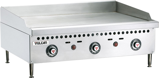 Vulcan VCRG36-T 36" Countertop Gas Griddle, Thermostatic