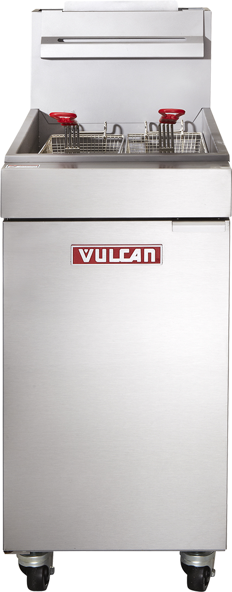 Vulcan LG400 Gas Floor Fryer, 50 lb