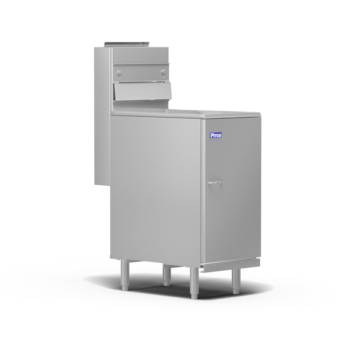 Pitco 45C+S gas floor fryer, left