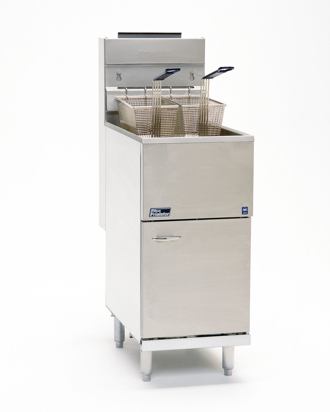Pitco 35C+S 40 lb gas floor fryer