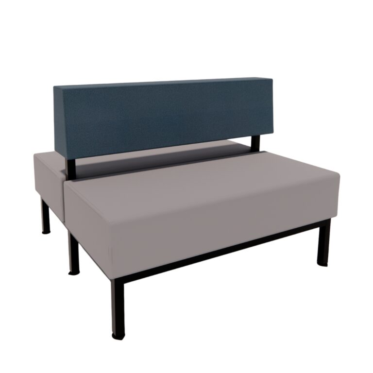 Plymold VI3648D Vista Upholstered Double Booth