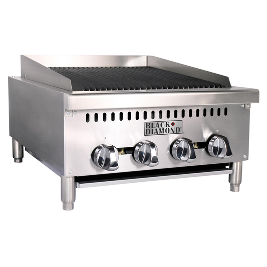 Admiral Craft BDCTC-24 24" Gas Countertop Charbroiler