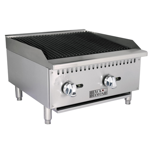 Admiral Craft BDECTC-24/NG 24" Gas Countertop Charbroiler