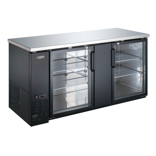 Admiral Craft USBB-6928G 69" Solid Door Back Bar Cooler