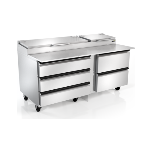 Silver King SKPZ72-EDUS2 72 1/4" Pizza Prep Table