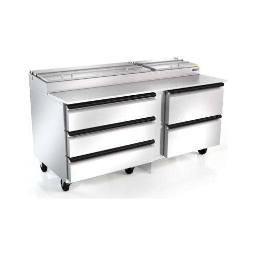 Silver King SKPZ72-EDUS3 72 1/4" Pizza Prep Table