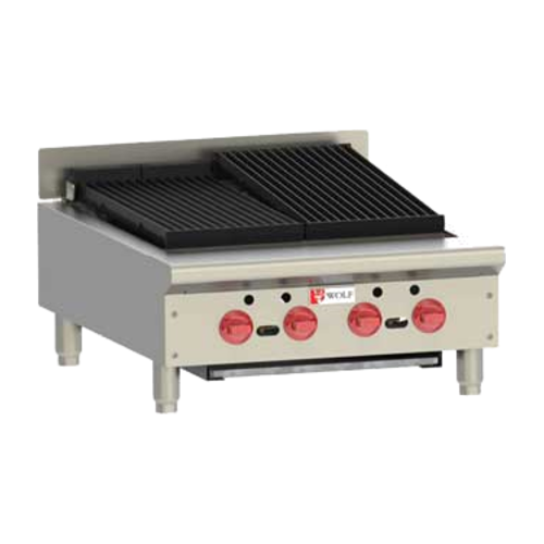 Wolf ACB25-QS-COMMANDER 25 1/8" Gas Countertop Charbroiler