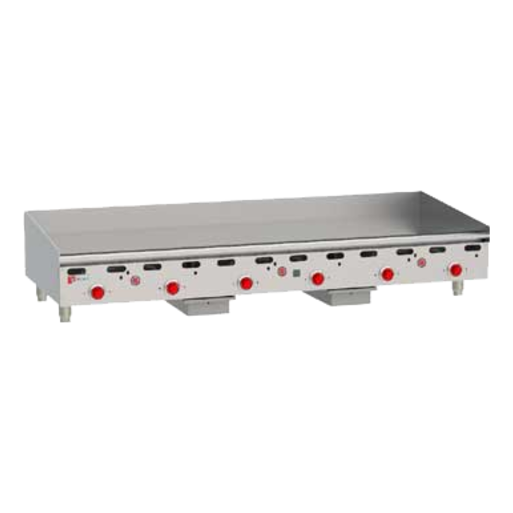 Wolf ASA72-QS-COMMANDER 72" Gas Countertop Griddle