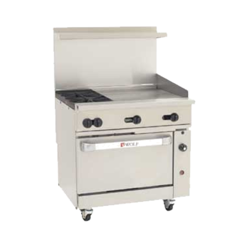 Wolf C36C-2B24G 36" Gas Restaurant Range