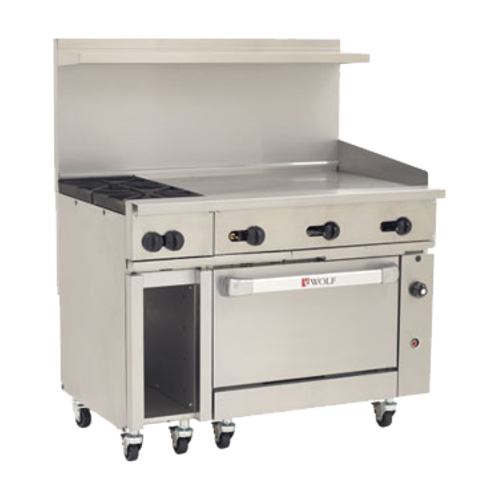 Wolf C48C-2B36G 48" Gas Restaurant Range