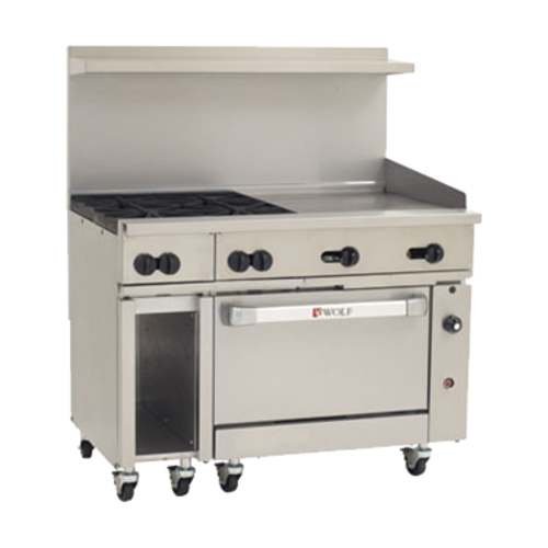 Wolf C48C-4B24G 48" Gas Restaurant Range