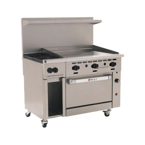 Wolf C48S-2B36GT 48" Gas Restaurant Range