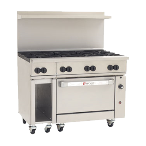 Wolf C48S-8B 48" Gas Restaurant Range