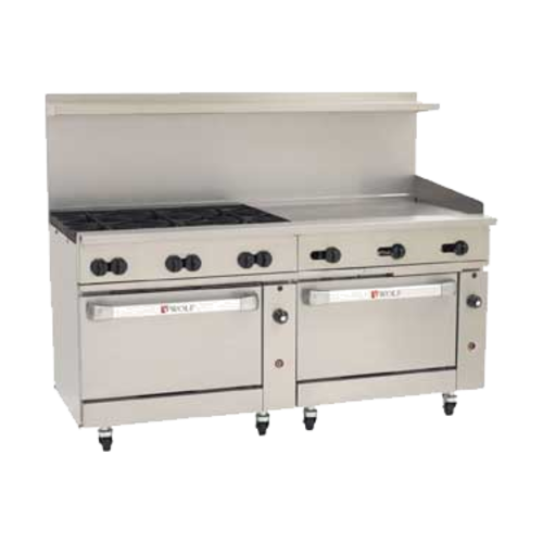 Wolf C72CC-6B36GT 72" Gas Restaurant Range