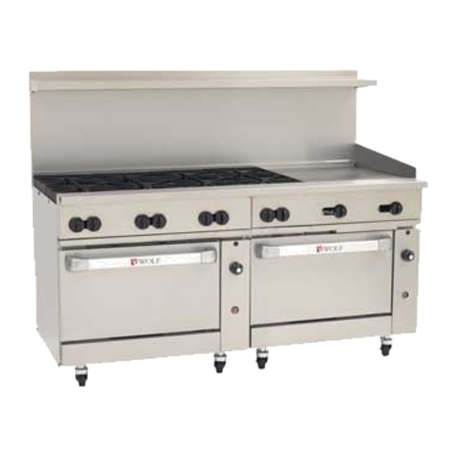 Wolf C72CC-8B24G 72" Gas Restaurant Range